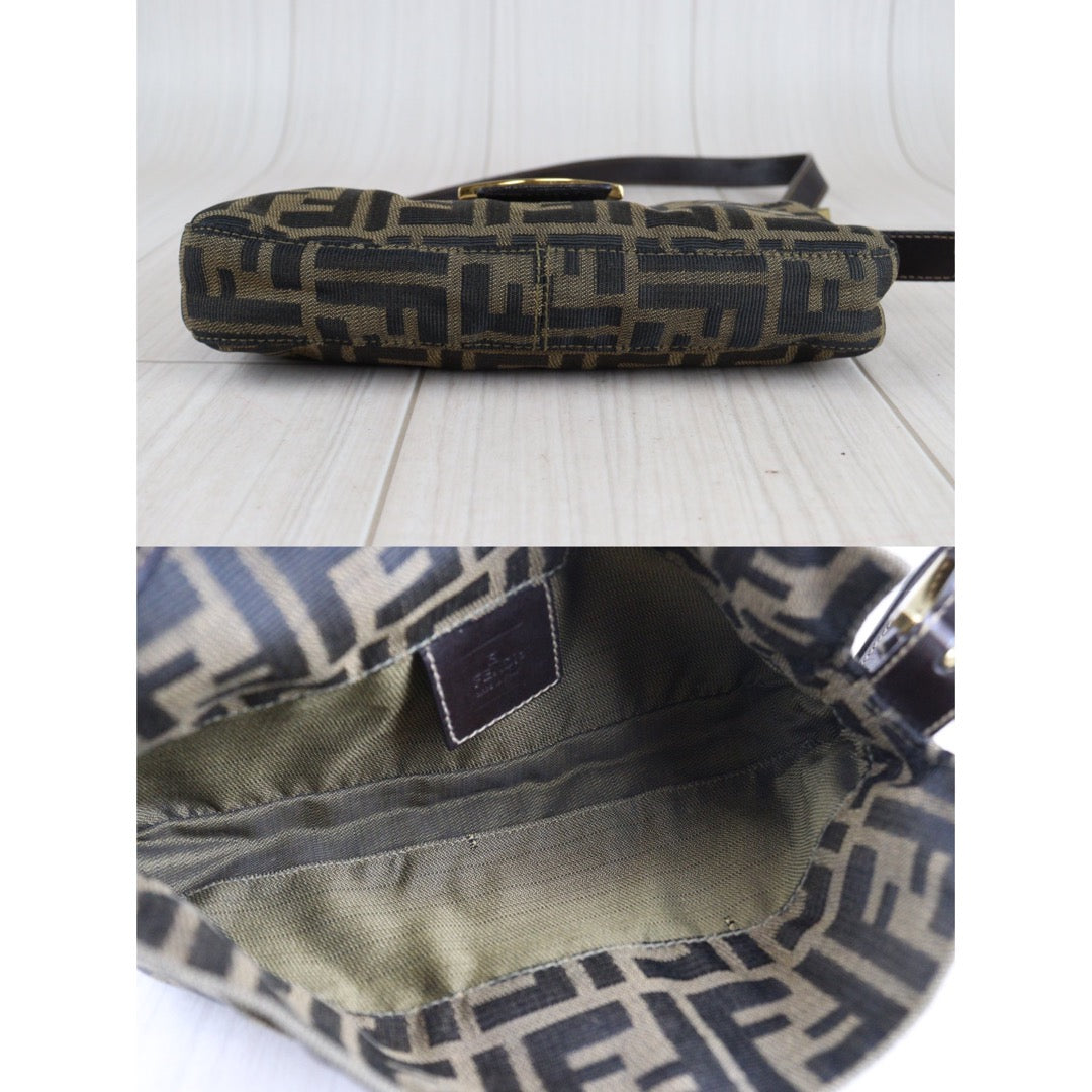 Rank AB｜ FENDI Zucca Mamma  Shoulder Bag ｜V23061713