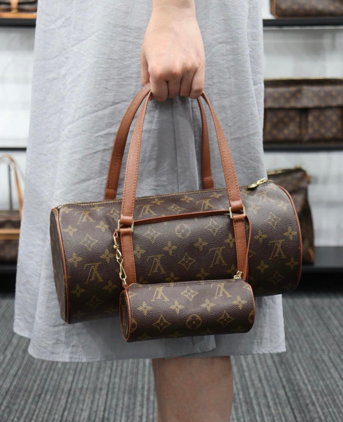 Rank A ｜ LV Monogram Papillon 30 Handbag ｜23051501