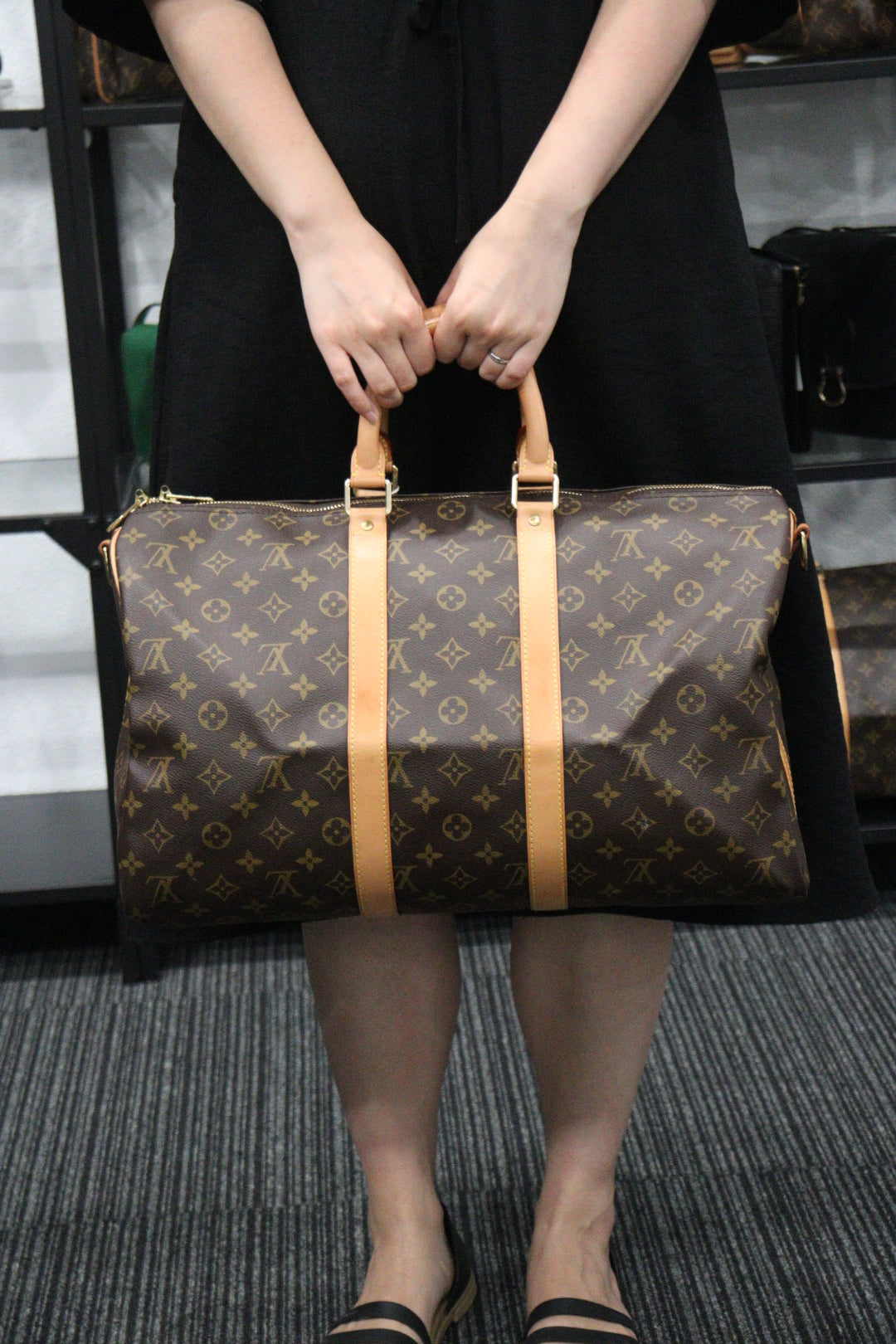 Rank A ｜ LV Monogram Keypol Bandrière 45 ｜23070405