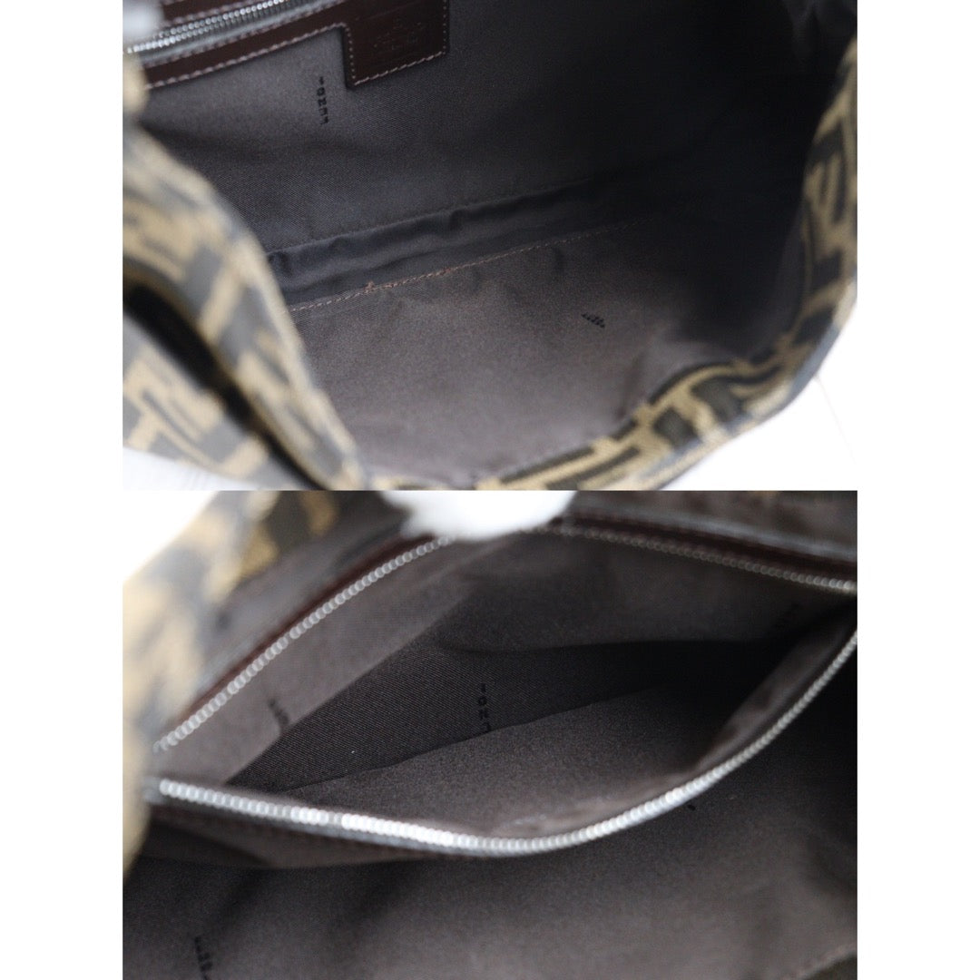 Rank A｜ FENDI Zucca Mamma Shoulder Bag ｜23070709