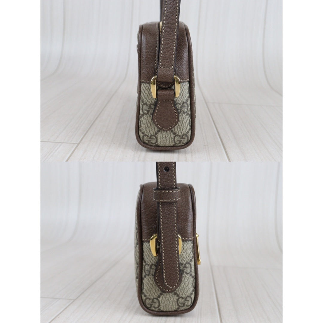 Second installment｜Rank A ｜ GUCCI GG Supreme Mini Bag Shoulder Bag ｜23062201