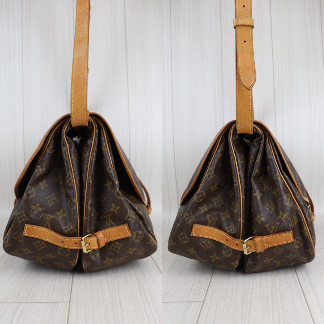 Rank AB｜ LV Monogram Saumur GM Shoulder Bag｜23071201