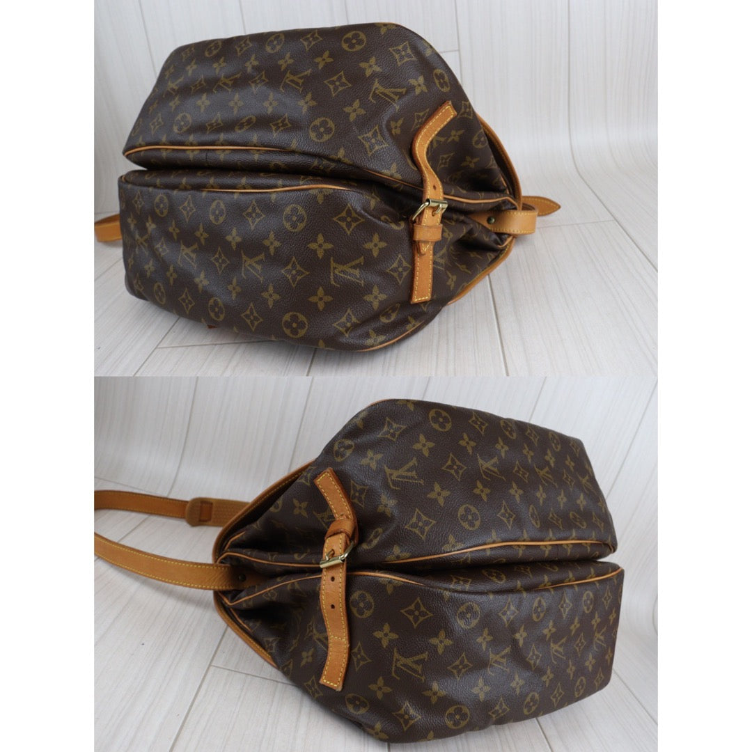 Louis Vuitton Monogram Saumur GM Bag with Shoulder Strap