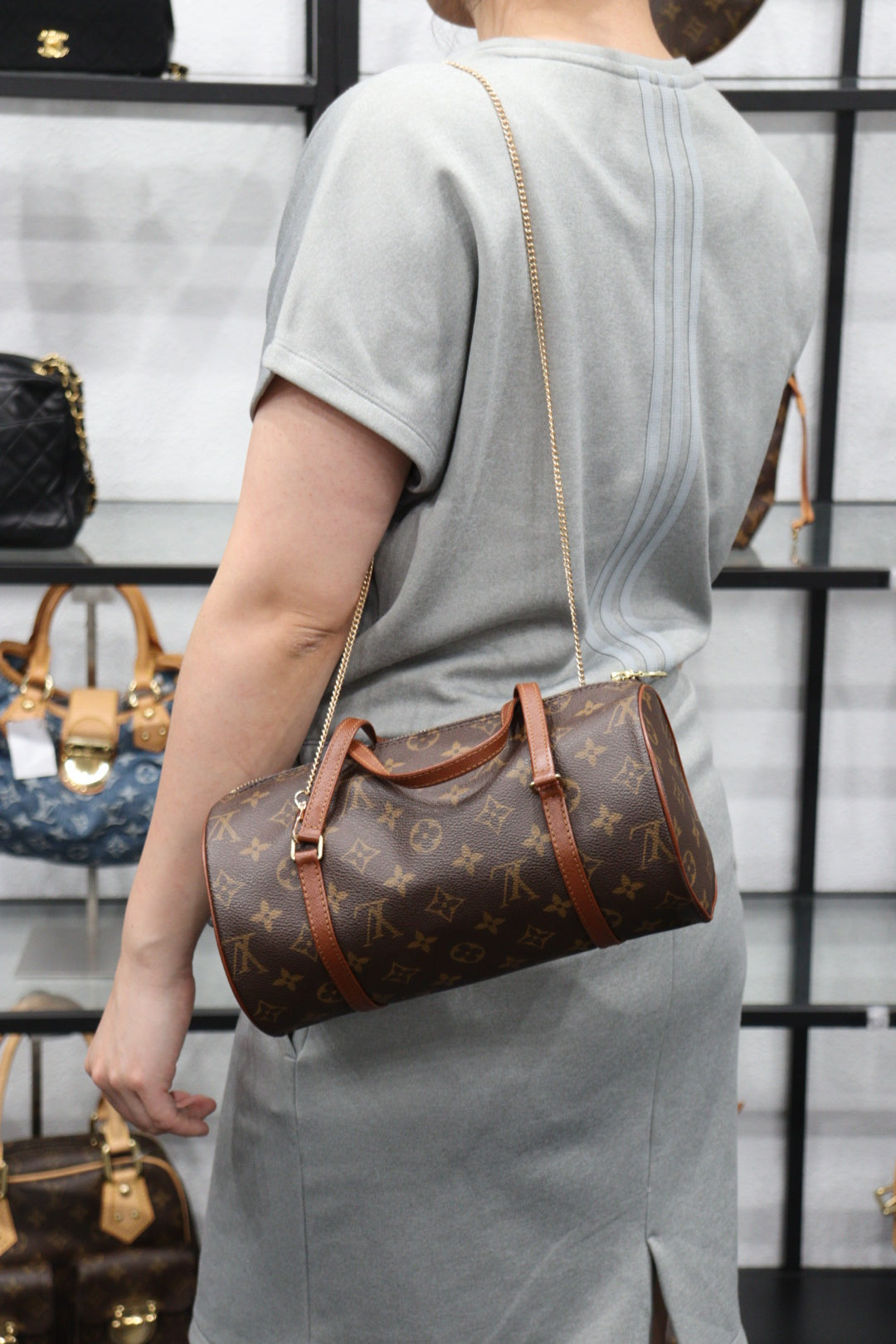 Rank A | LV Monogram Papillon 26 Handbag |23042507 – BRAND GET