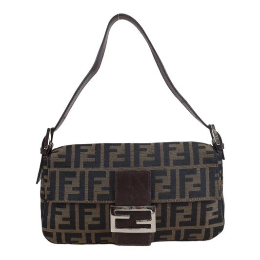 Rank A｜ FENDI Zucca Mamma Baguette Shoulder Bag ｜23061408