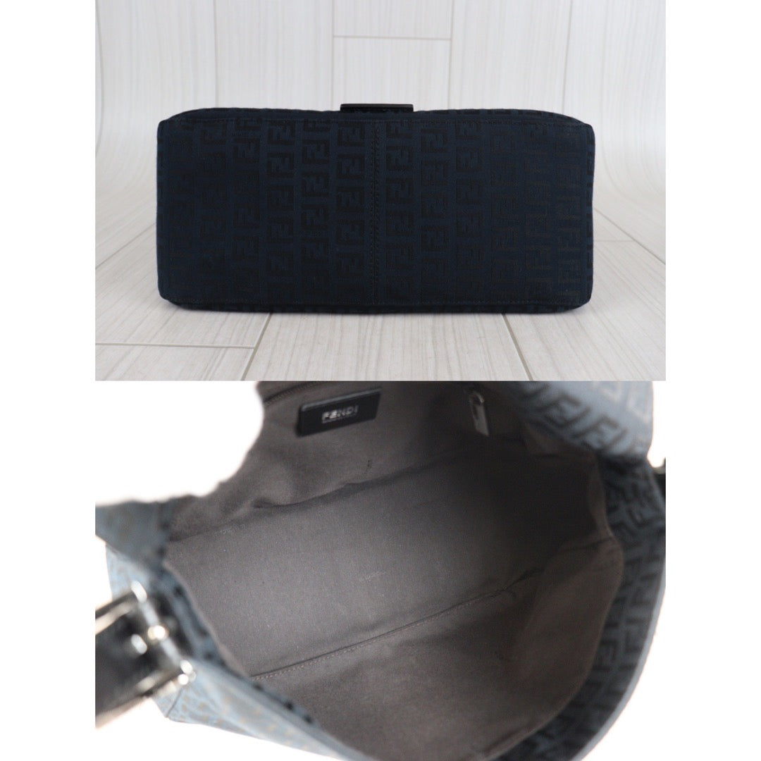 Rank A｜ FENDI Baguette Shoulder Bag Black ｜23060904