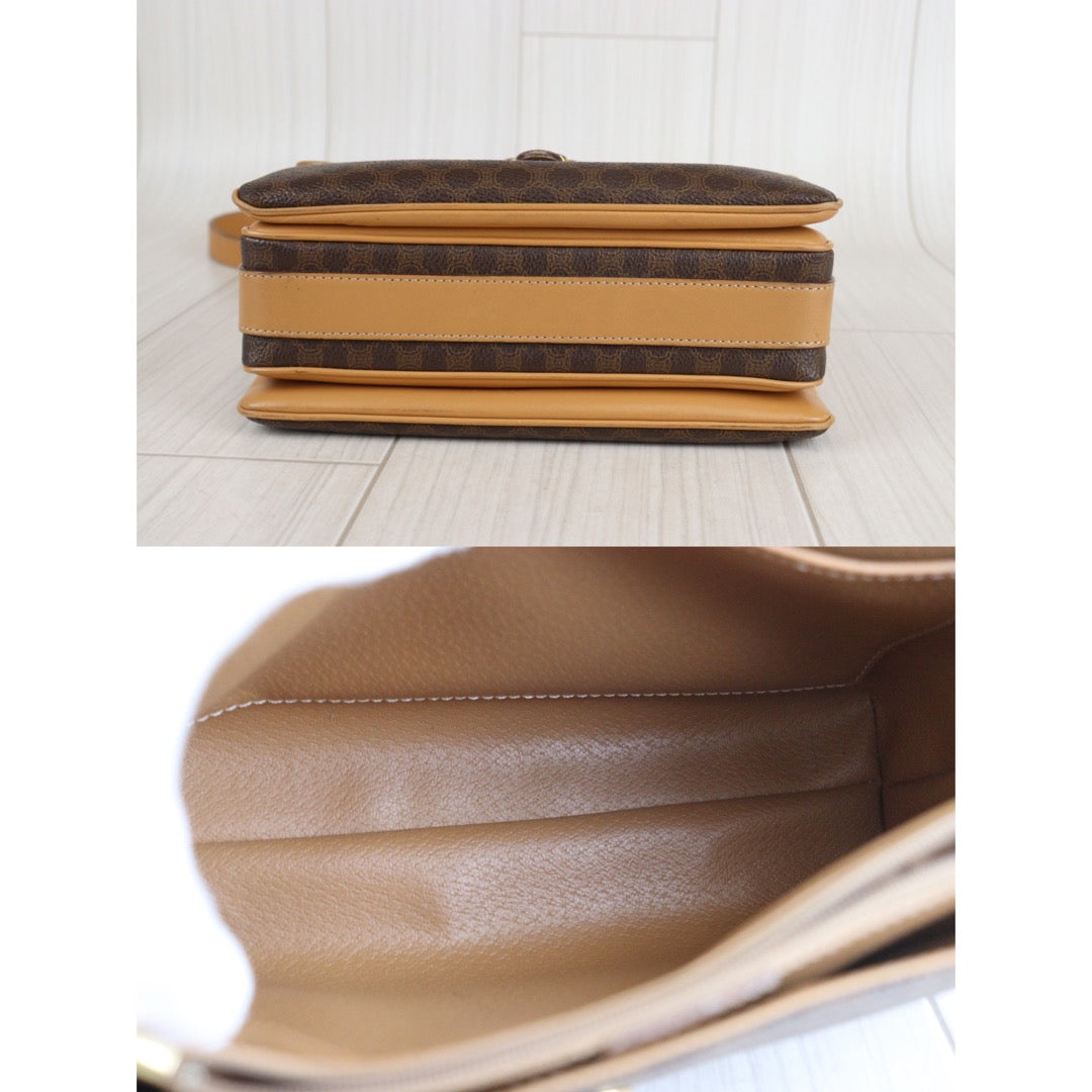 Rank AB｜ CELINE Macadam Shoulder Bag ｜V23062338