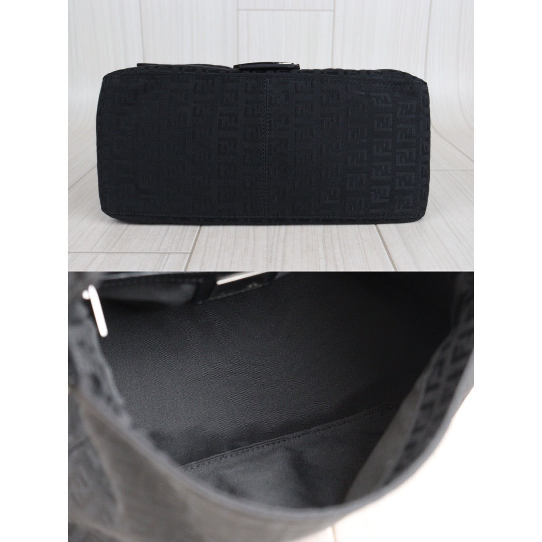 Rank A｜ FENDI Baguette Shoulder Bag Black ｜V23062957