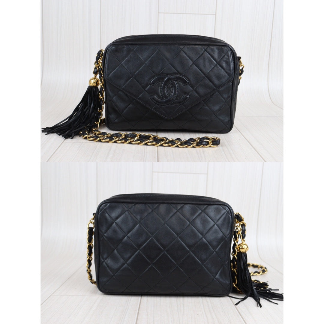 Rank AB ｜ CHANEL Matrasse Double Chain Camera Bag 23｜23050802