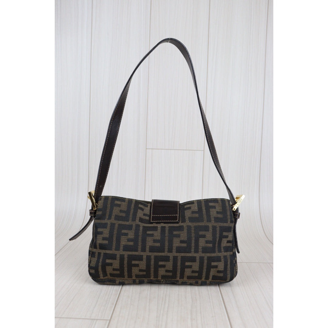 Rank AB｜ FENDI Zucca Mamma  Shoulder Bag ｜V23061713