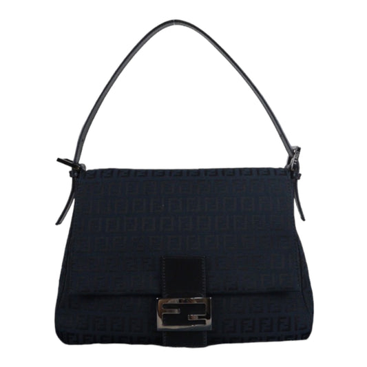 Rank A｜ FENDI Baguette Shoulder Bag Black ｜23060904