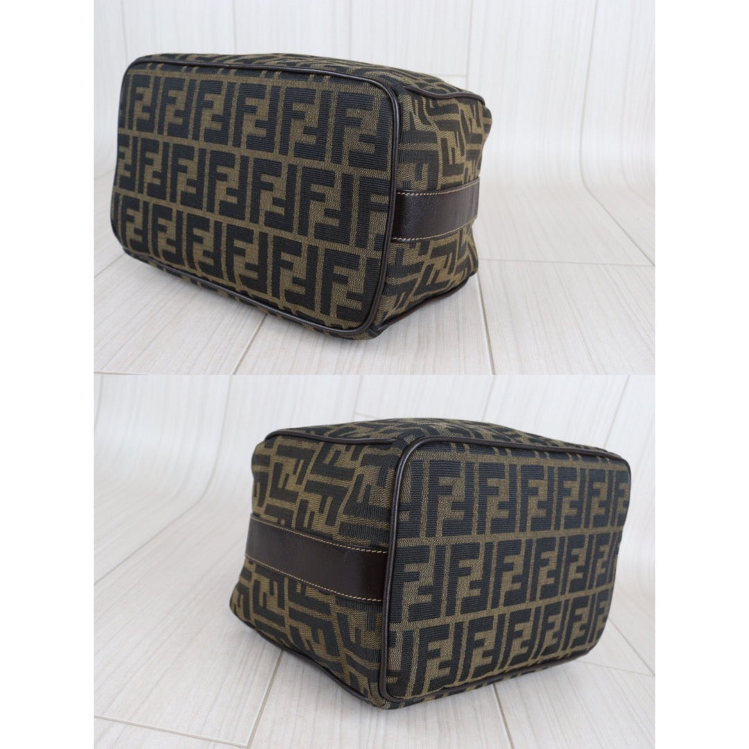 Rank A ｜ FENDI Zucca Handbag ｜23060805