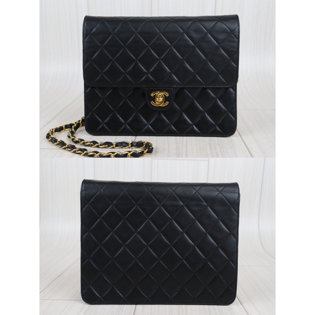 Rank AB ｜CHANEL Matrasse Lambskin Turn Lock 22 Shoulder Bag ｜V23061015