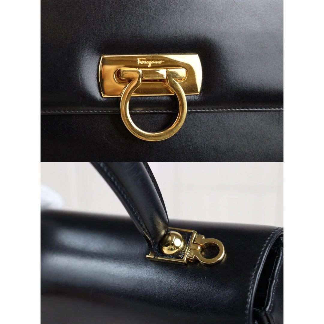 Rank AB ｜Ferragamo Gancini 2WAY Handbag Shoulderbag｜23051208