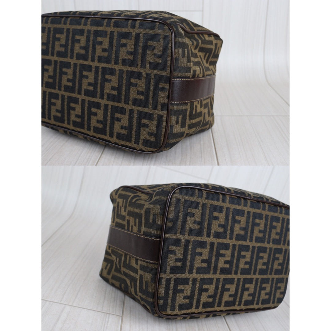 Rank A ｜ FENDI Zucca Handbag ｜23070712