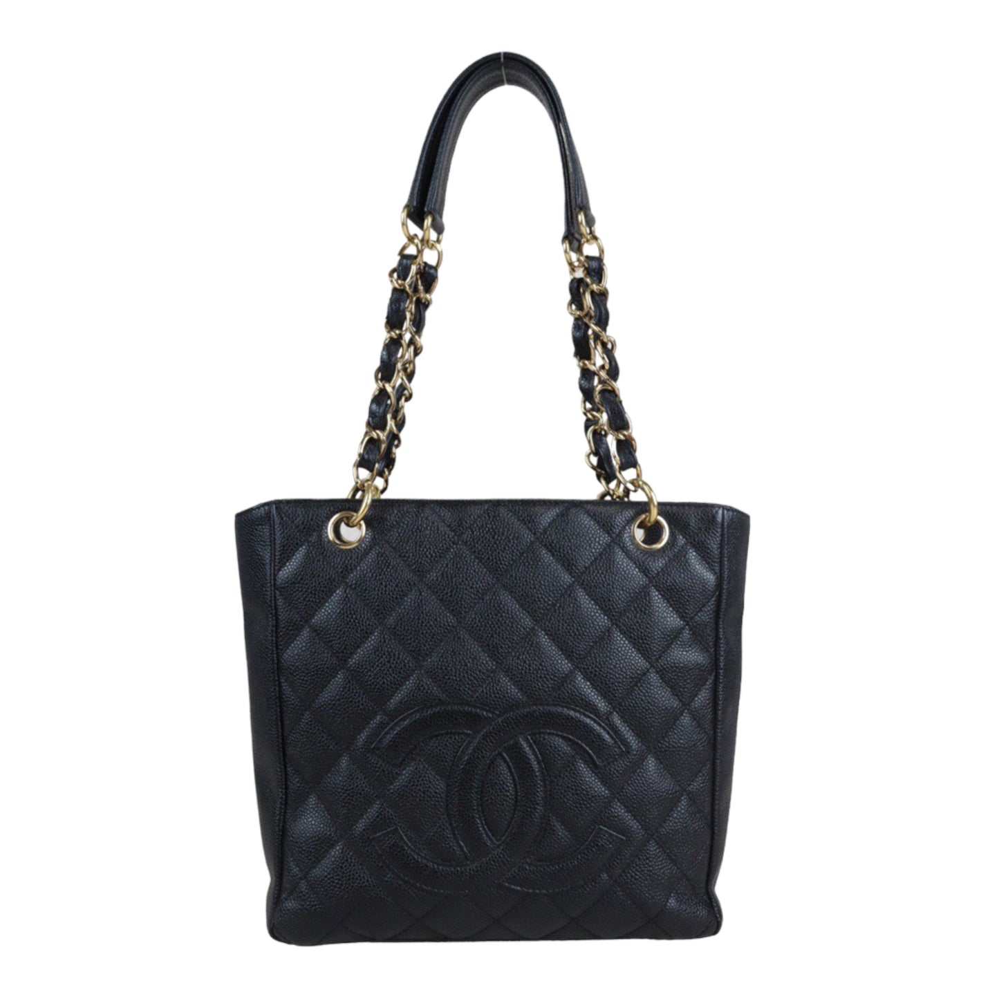 Rank A ｜ CHANEL Matrasse PST Chain Tote Bag Caviar Skin Black ｜23060901