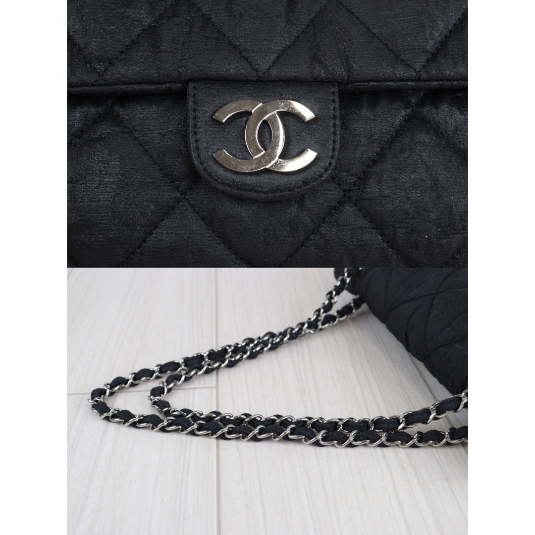 Rank AB ｜ CHANEL Campus Shoulder Bag 30 Black｜V23062339