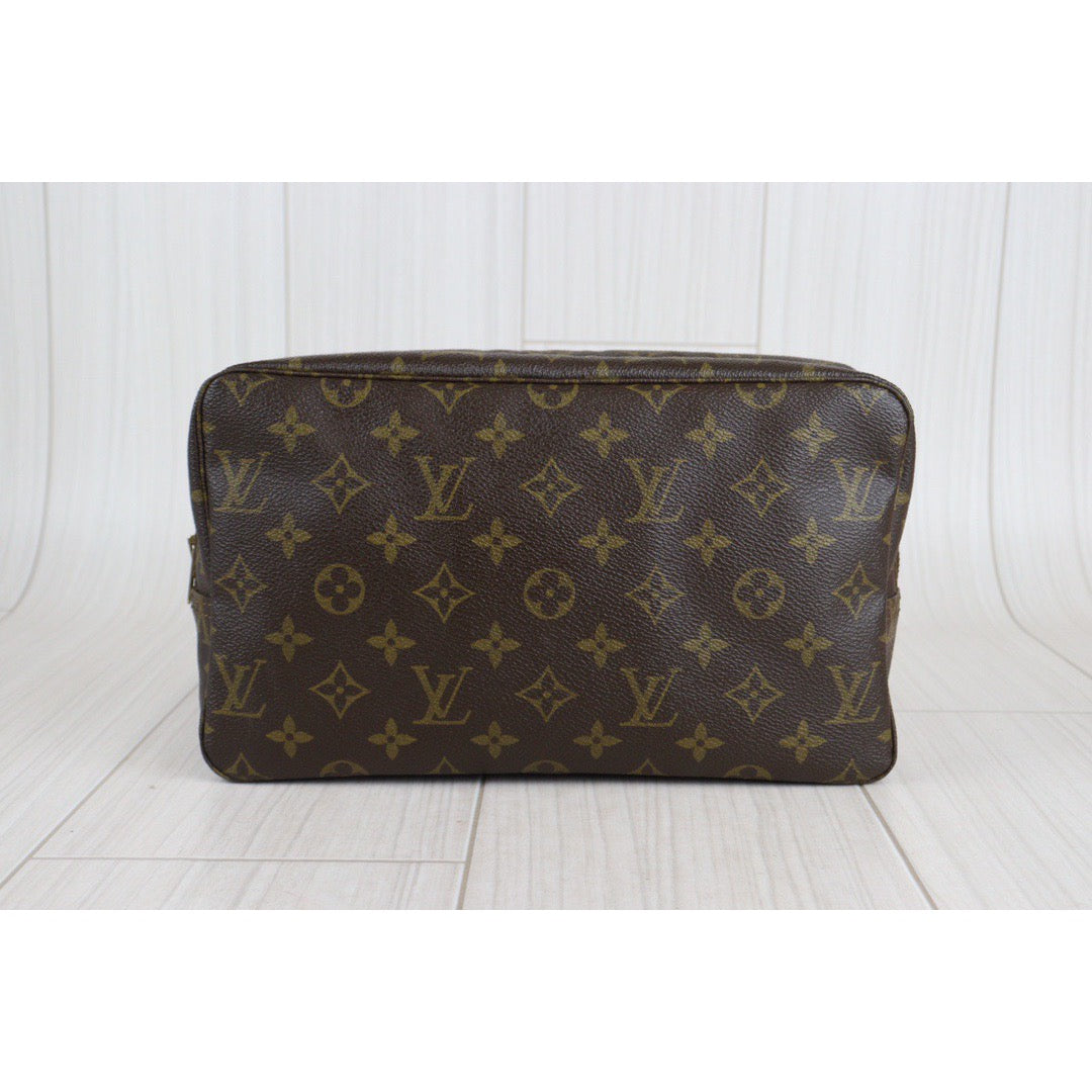 Monogram makeup online pouch