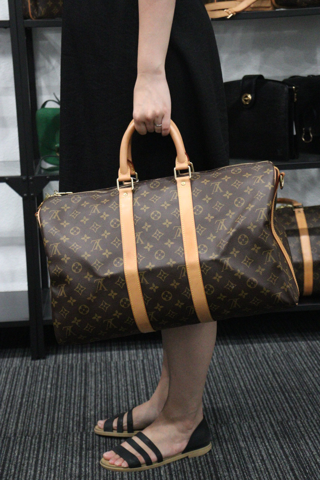 Rank A ｜ LV Monogram Keypol Bandrière 45 ｜23070405