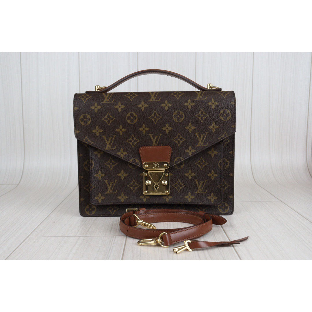 Rank A ｜ LV Monogram Monceau28 Shoulder Bag ｜23062946