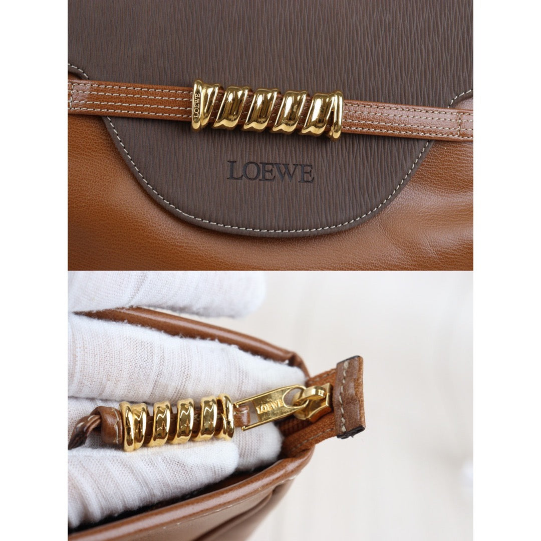 Rank A  ｜ Loewe Belasquez Twist Clutch Bag ｜V23062950