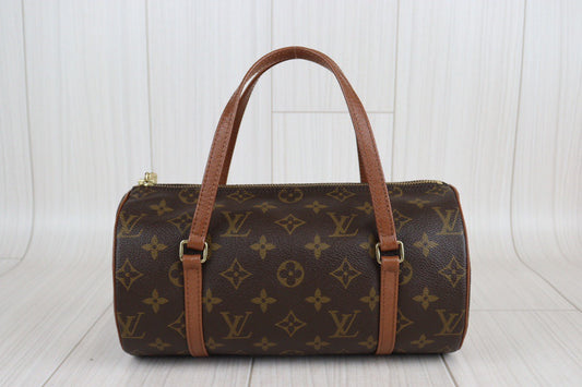 Rank A ｜ LV Monogram Papillon 26 Handbag ｜23070403