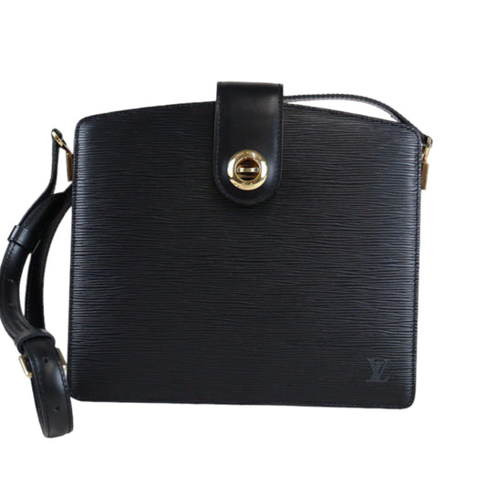Rank A ｜ LV Epi Capuchin Black Shoulderbag ｜23051508