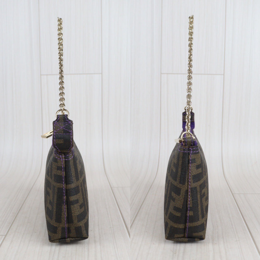 Rank A｜ FENDI Zucca Accessory Pouch ｜23062303