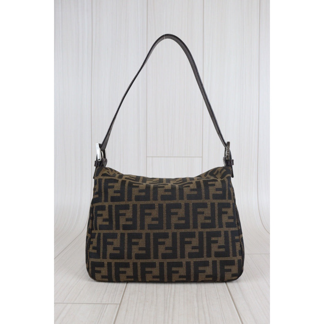 Rank A ｜ FENDI Zucca Mamma Bucket  Shoulder Bag｜23060905