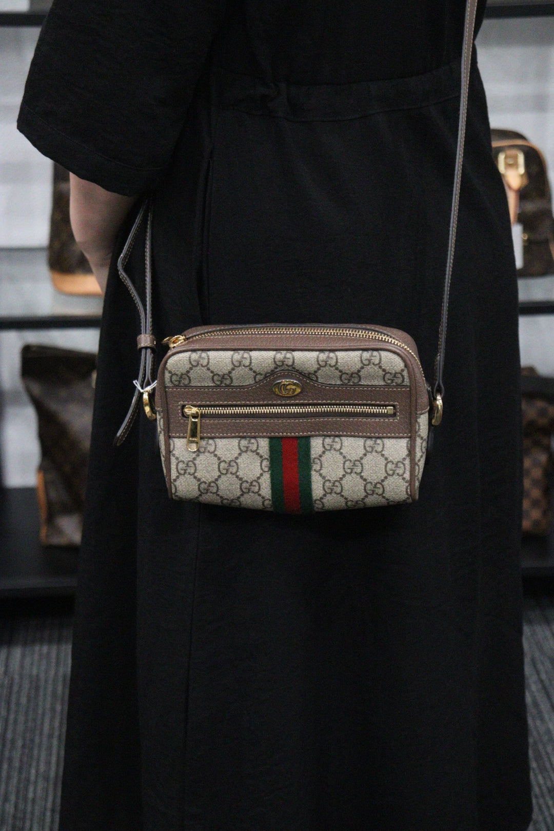 Rank A ｜ GUCCI GG Supreme Mini Bag Shoulder Bag ｜23062201