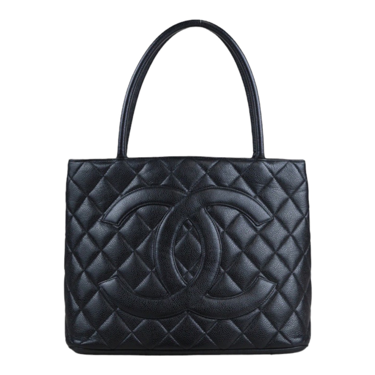 Rank AB ｜ CHANEL Caviar Skin Leather Calf Leather Tote Bag｜V23071428