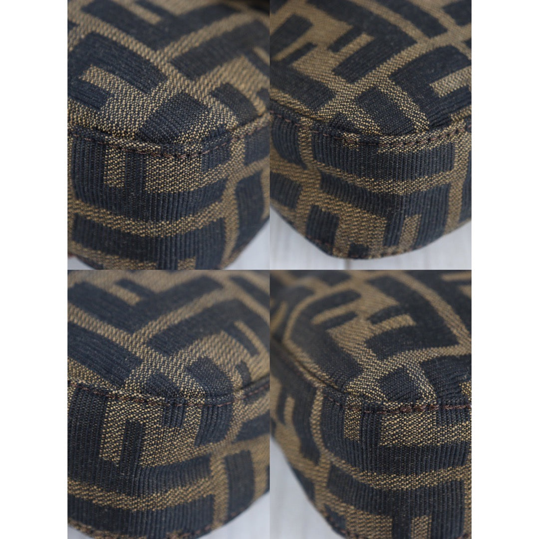 Rank A ｜ FENDI Zucca Mamma Baguette Shoulder Bag ｜23072509