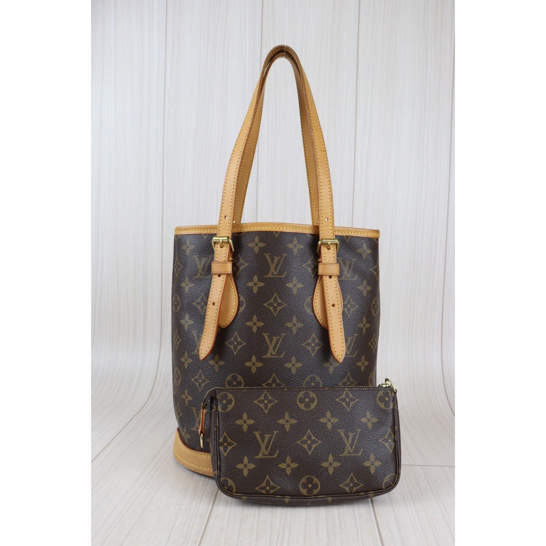Rank AB ｜ LV Monogram Petit Bucket PM Tote Bag ｜V23061004