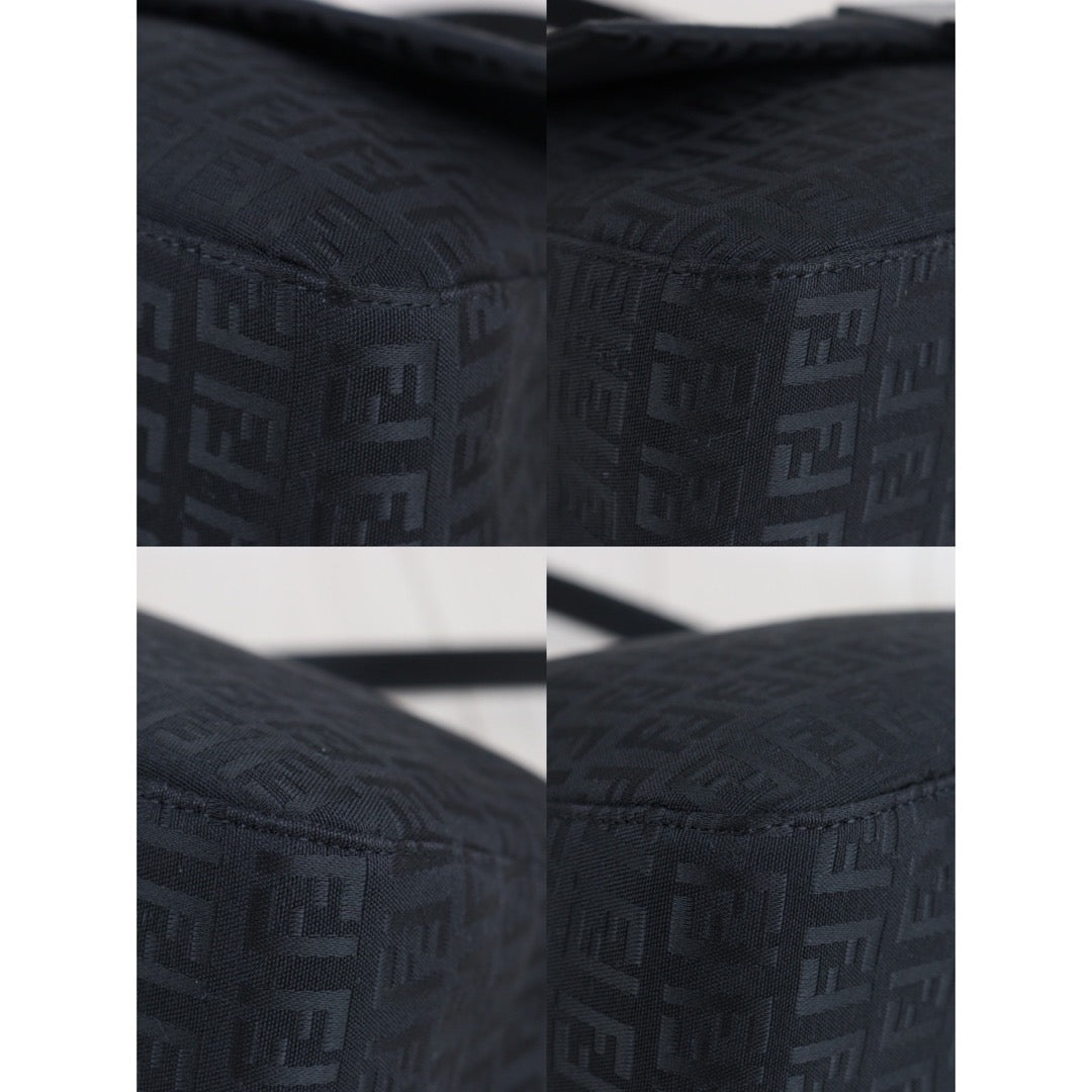 Rank A｜ FENDI Baguette Shoulder Bag Black ｜V23062332