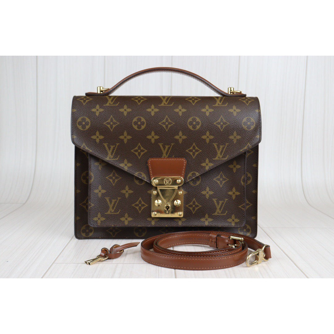 Rank A ｜ LV Monogram Monceau28 Shoulder Bag ｜23052306