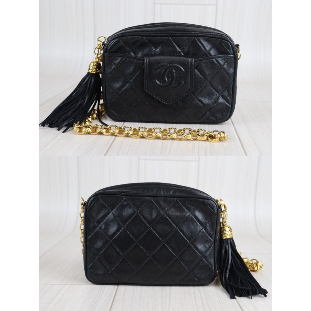 Rank A ｜ CHANEL Matrasse Chain Camera Bag 18 Shoulder Bag Made In 1989～1991 Year｜23071002