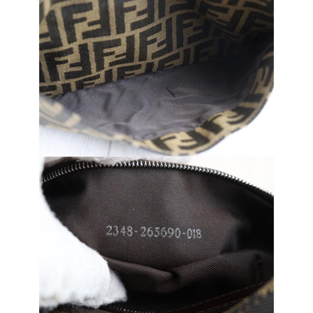 Rank A｜ FENDI Zucca Mamma Shoulder Bag ｜23070709
