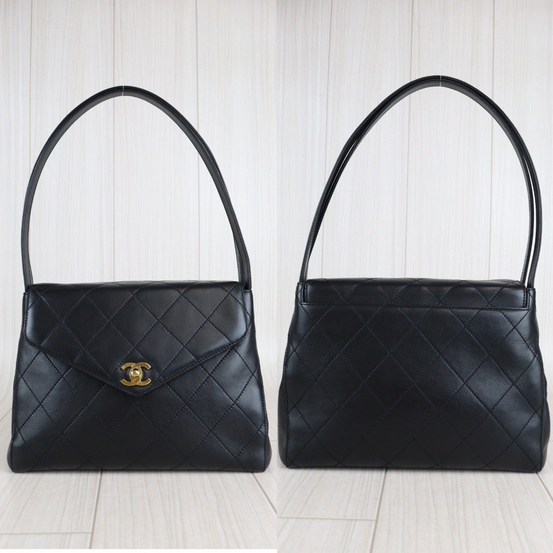 Rank A ｜ CHANEL Matrasse Lambskin Double Shoulder Bag ｜23052506