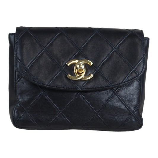 Rank A ｜ CHANEL Matrasse Lambskin Waist Bag｜23070714