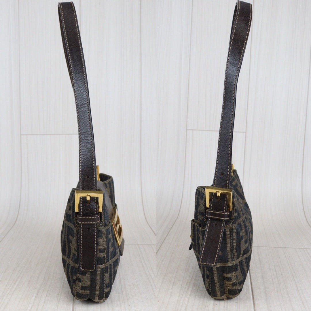 Rank AB｜ FENDI Zucca Mamma  Shoulder Bag ｜V23061713