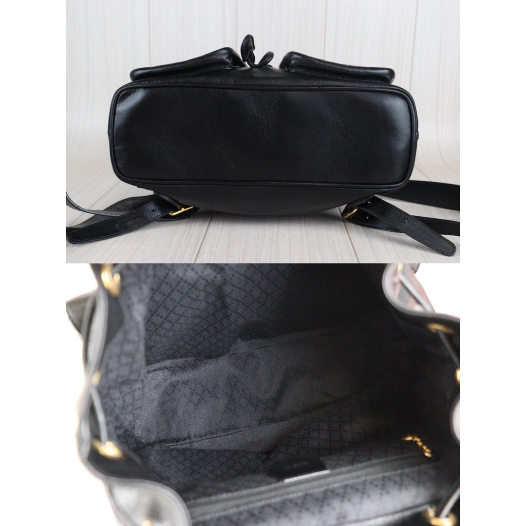 Rank A ｜ GUCCI Bamboo Leather Back Bag ｜23060807