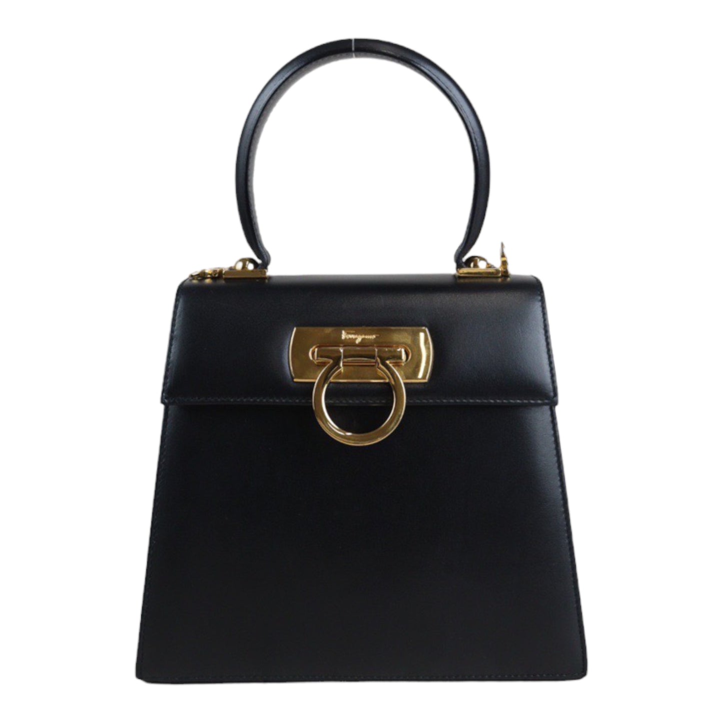 Rank A ｜Ferragamo Gancini 2WAY Handbag Shoulderbag｜22100304