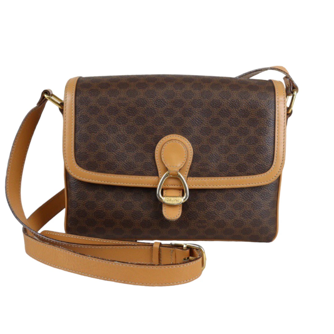 Rank AB｜ CELINE Macadam Shoulder Bag ｜V23062338