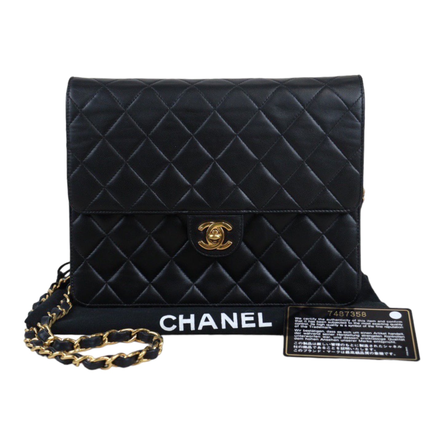 Rank AB ｜CHANEL Matrasse Lambskin Turn Lock 22 Shoulder Bag ｜V23061015