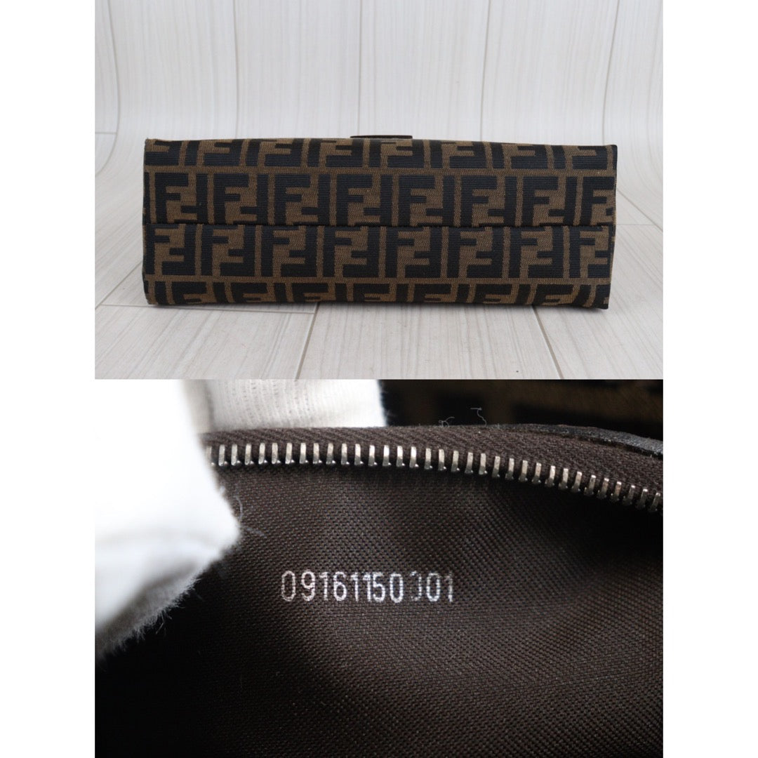 Rank A｜ FENDI Zucca Shoulder Bag ｜23061506