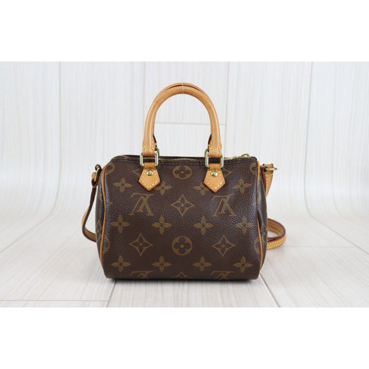 Rank AB ｜LV Monogram Nano Speedy  Shoulder Bag｜23051610