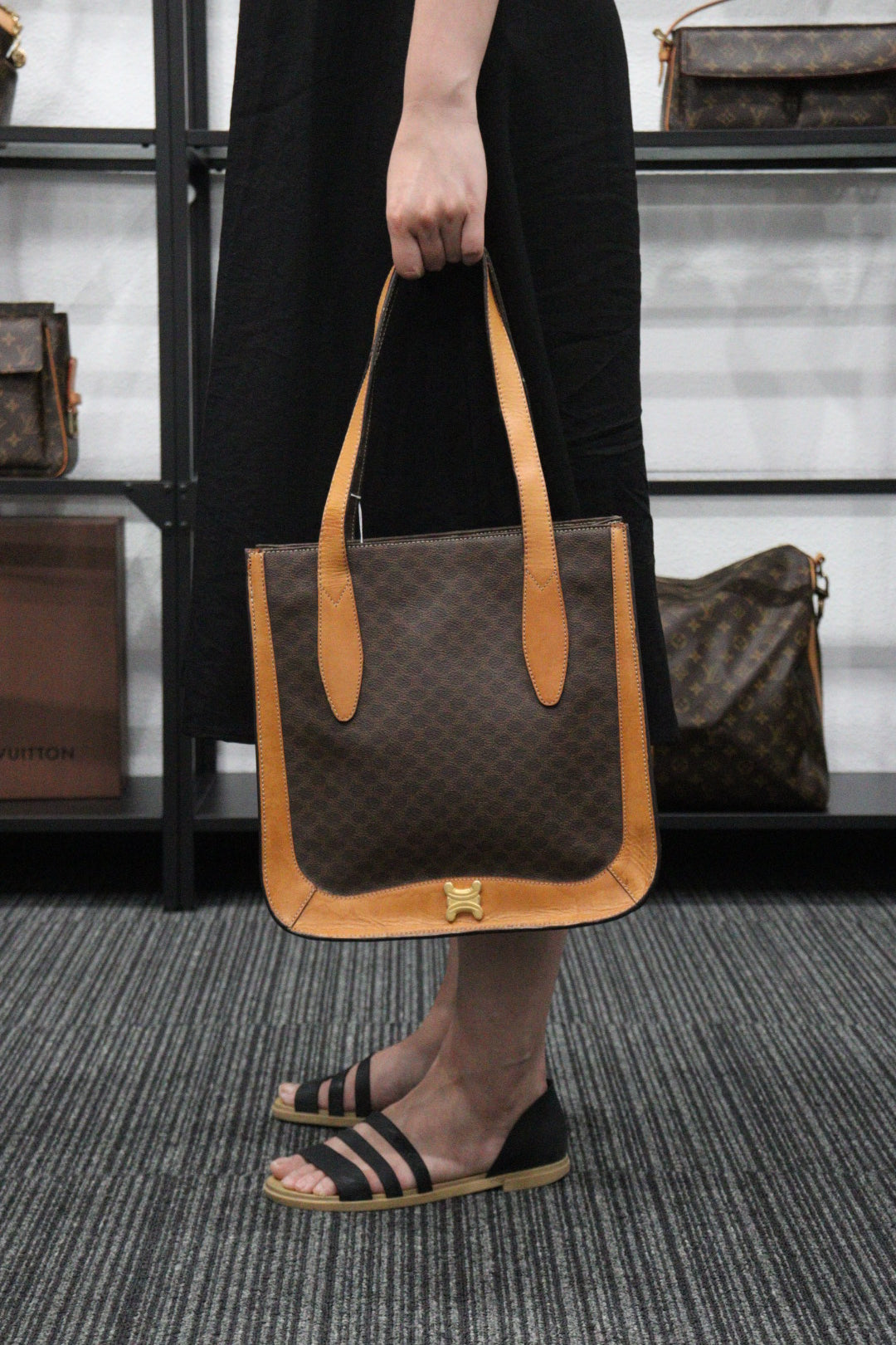 Rank AB｜Celine Macadam Shoulder Bag ｜23060613