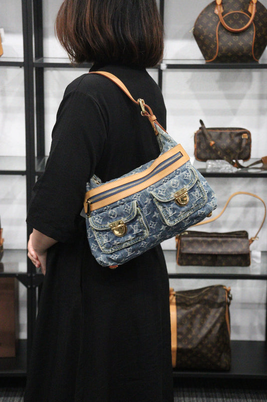 Rank AB ｜ LV Monogram Denim Shoulder Bag ｜23060622