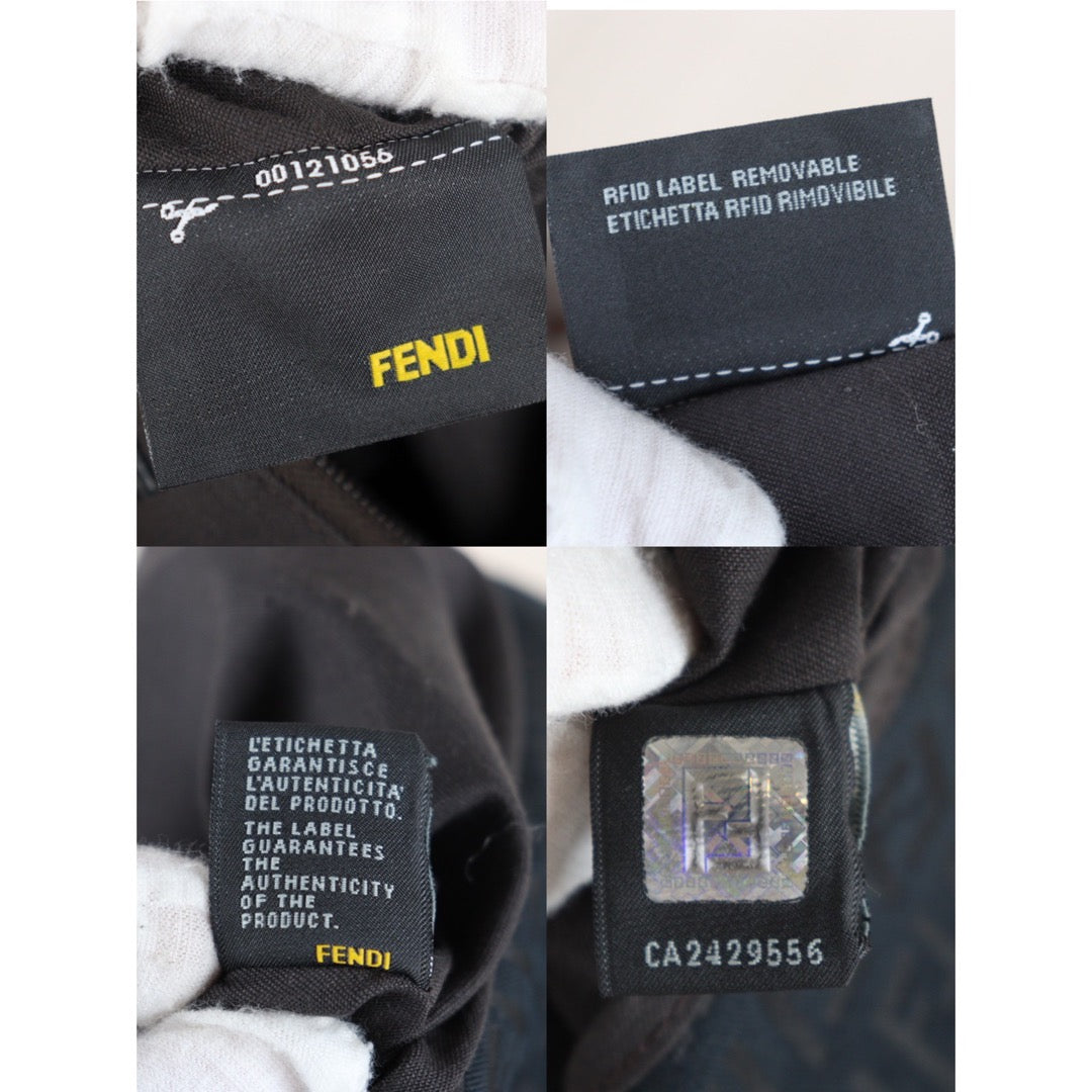 Rank A｜ FENDI Baguette Shoulder Bag Black ｜23060904