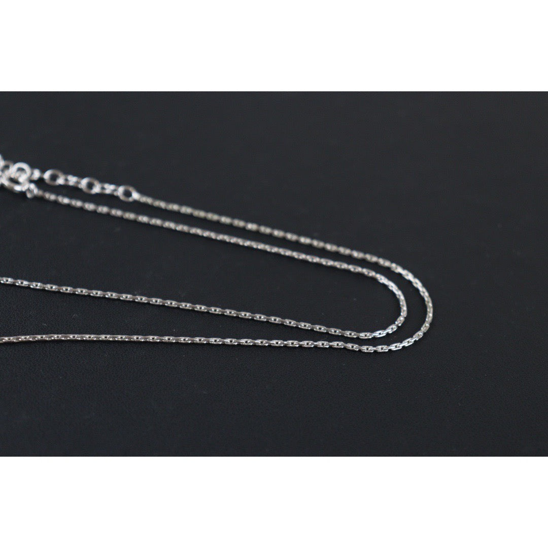 Rank A ｜ Dior Vintage CD Necklace Silver ｜V23071418